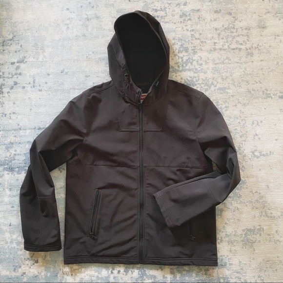 Levi’s Soft Shell Hooded Bomber Jacket Black M